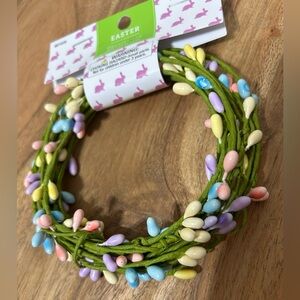 NEW Hobby Lobby Mini Pastel Floral Berry Garland Wired 12 ft Spring Decor